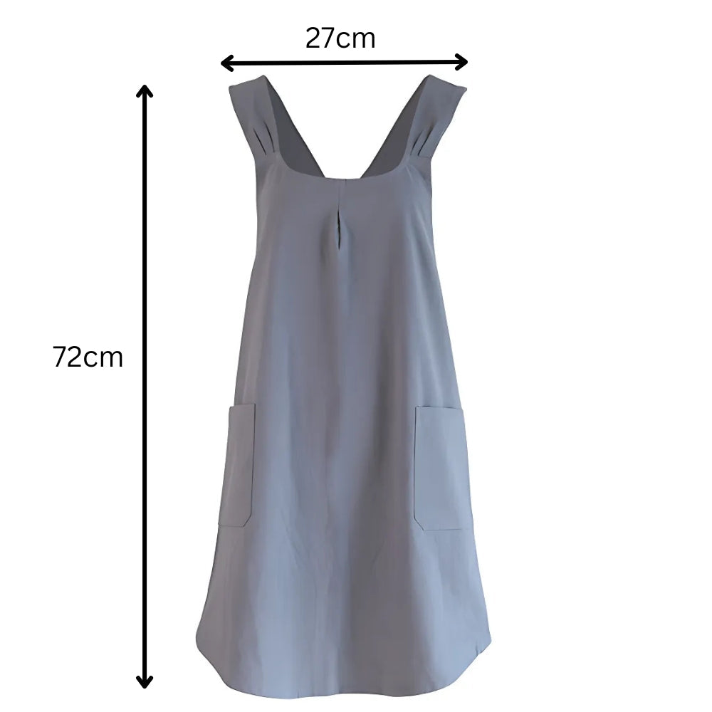 Bondilane — Cross‑Back Apron Dress Korean‑Inspired Minimalist Style
