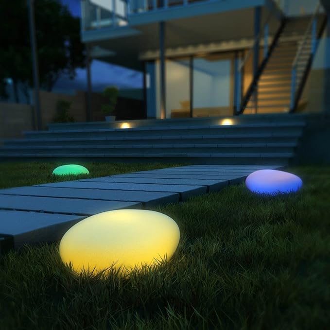 Bondilane — Decorative Solar LED Cobblestone Garden Light for Path and Landscape