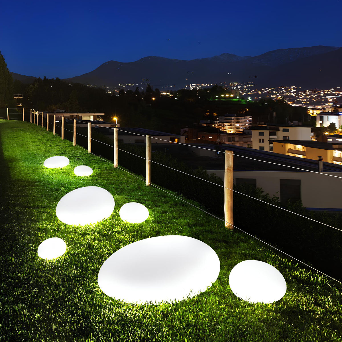 Bondilane — Decorative Solar LED Cobblestone Garden Light for Path and Landscape