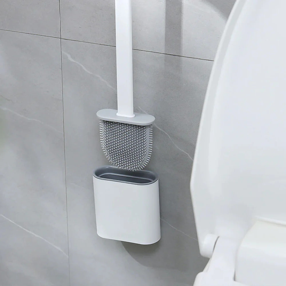 Bondilane — Efficient Flexible Silicone Toilet Brush with Hygienic Holder