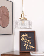 Bondilane — Elara Brass & Glass Pendant Light