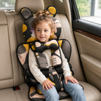 Bondilane — Children Car Seat Head Support Pillow with Bear Design