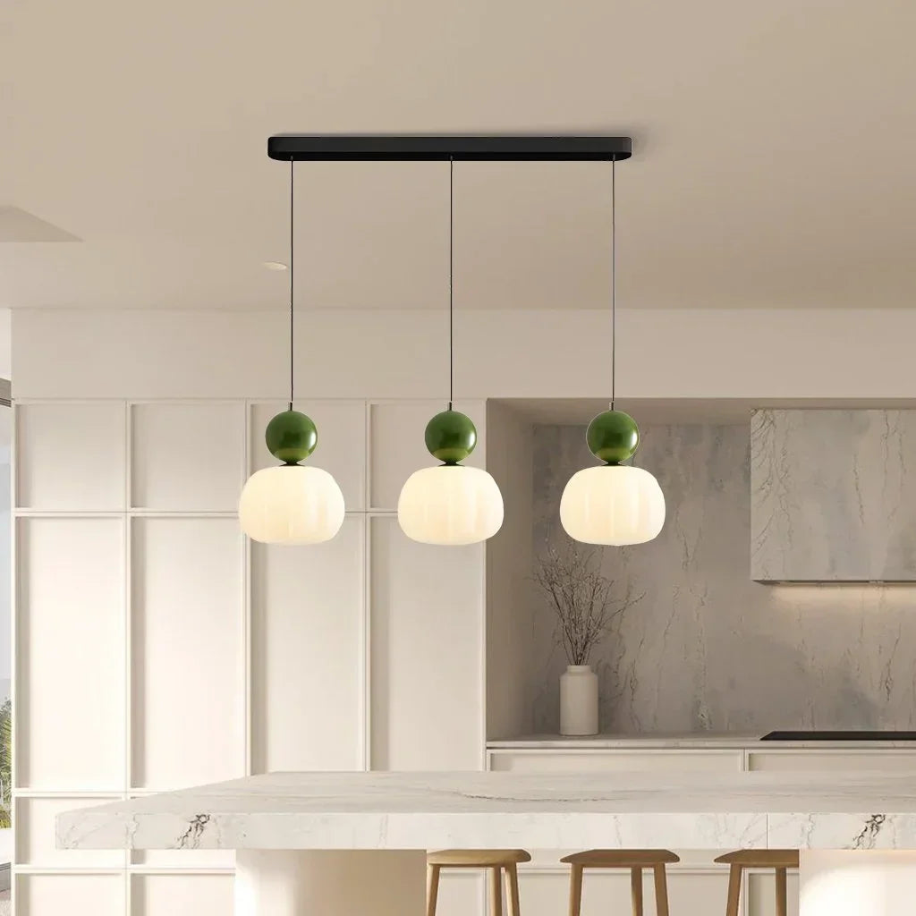 Bondilane — Elegant Glass Pendant Light with a Golden Touch of Luxury