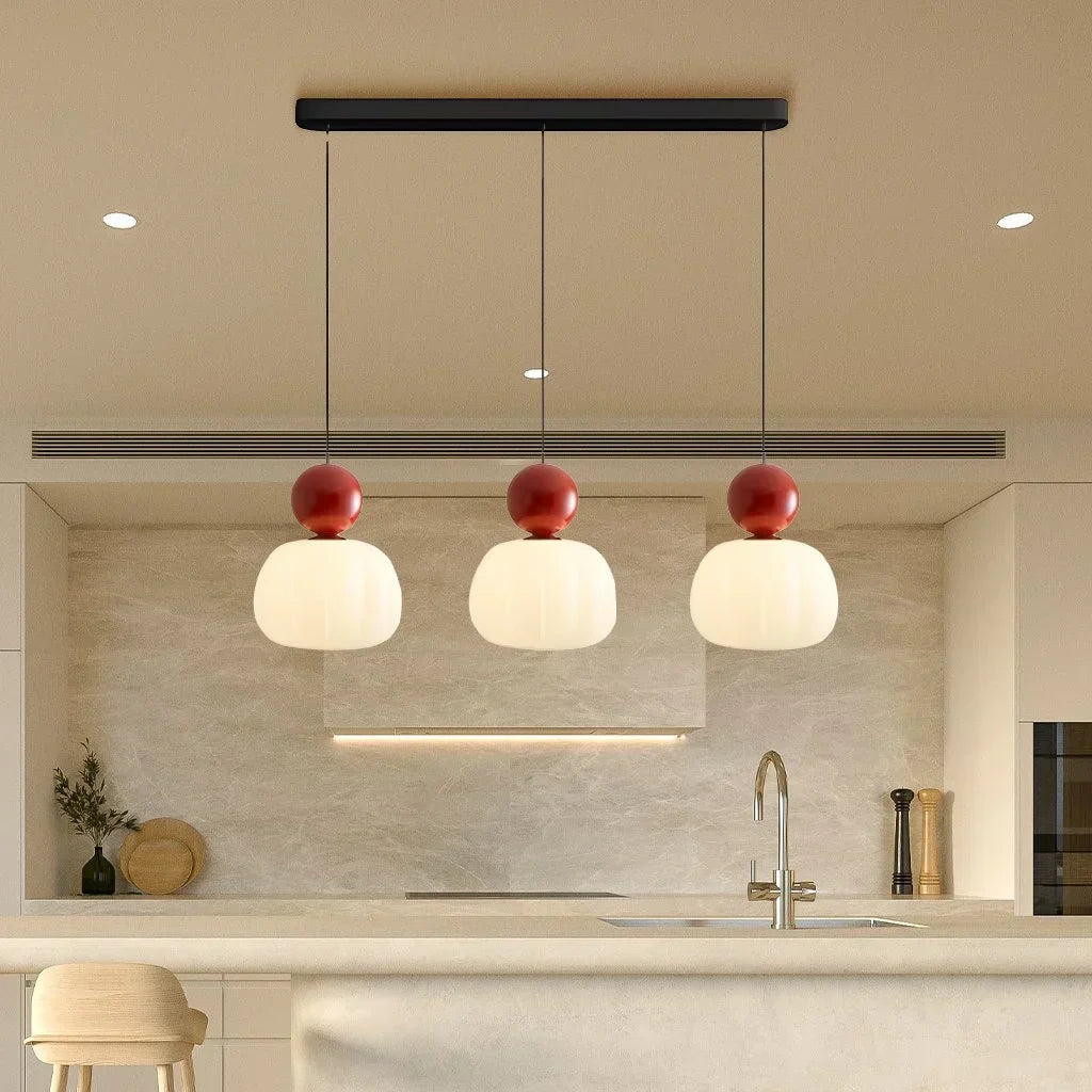 Bondilane — Elegant Glass Pendant Light with a Golden Touch of Luxury