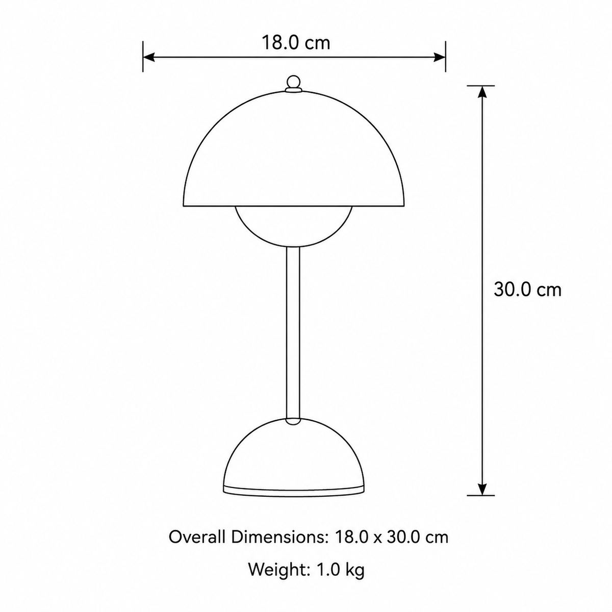Bondilane — Scandinavian Designer Wireless Dimmable Table Lamp