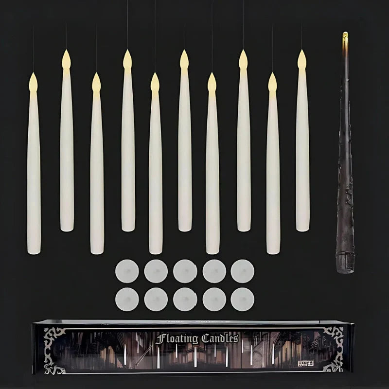 Bondilane — Enchanting Floating LED Candles with Magic Wand Remote