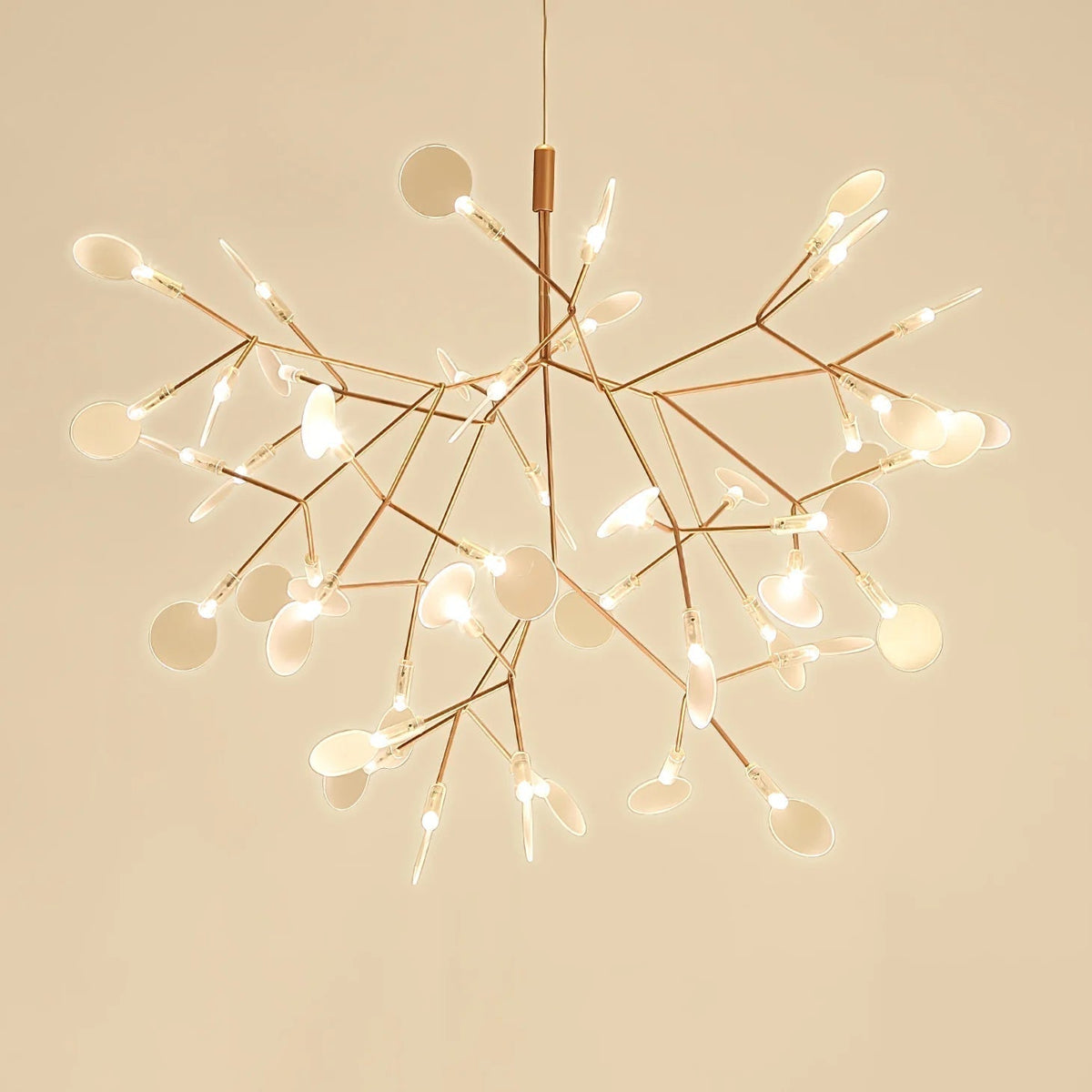 Bondilane — Exquisite Geometric Sputnik Chandelier with Firefly Optics
