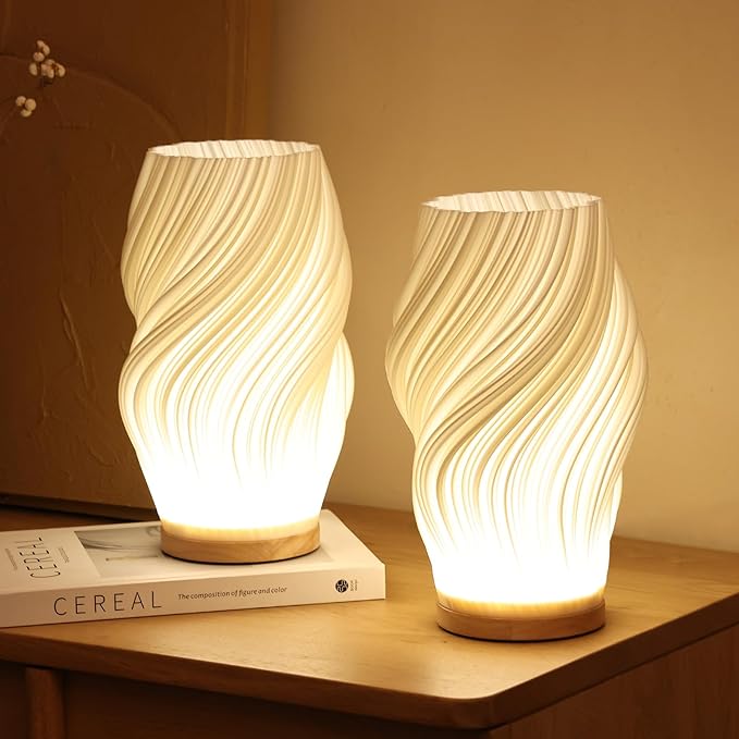 Bondilane — Exquisite Serene Wavecrest Lamp with 3 Mode Dimmable Function and Two Lighting Tones