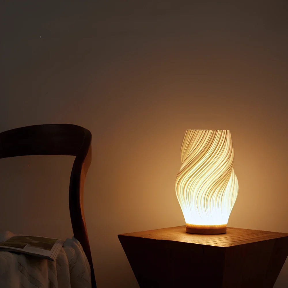 Bondilane — Exquisite Serene Wavecrest Lamp with 3 Mode Dimmable Function and Two Lighting Tones