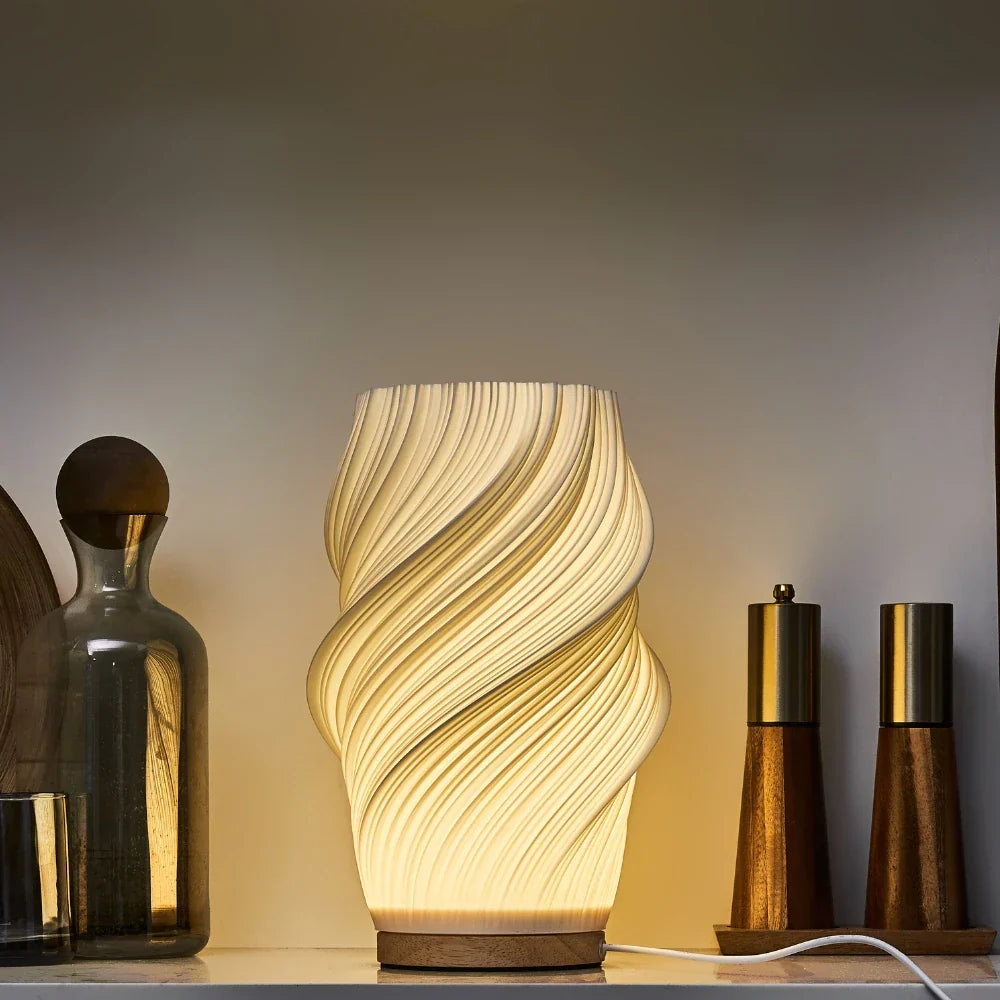 Bondilane — Exquisite Serene Wavecrest Lamp with 3 Mode Dimmable Function and Two Lighting Tones