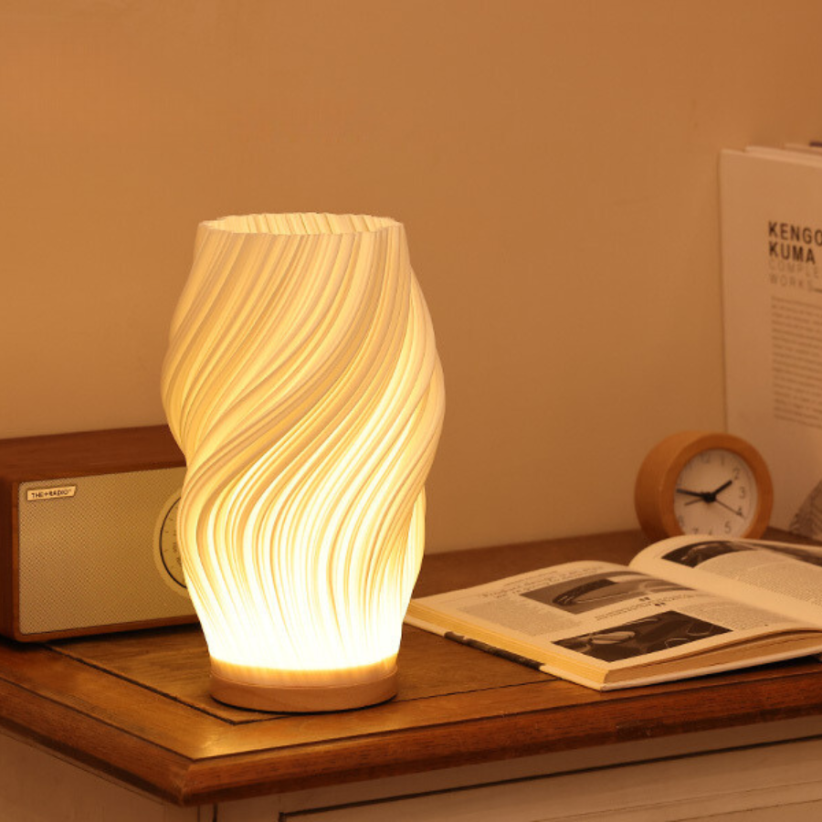 Bondilane — Exquisite Serene Wavecrest Lamp with 3 Mode Dimmable Function and Two Lighting Tones