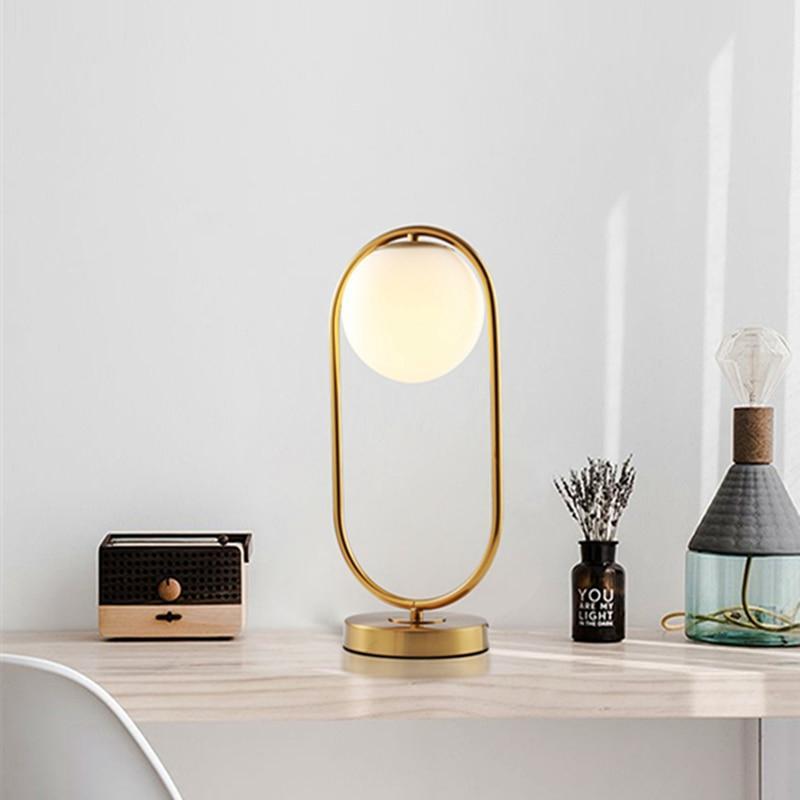 Bondilane — Modern Glass Globe Table Lamp