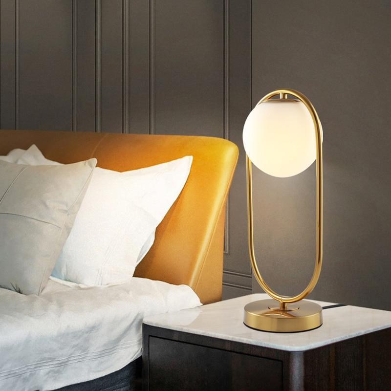 Bondilane — Modern Glass Globe Table Lamp