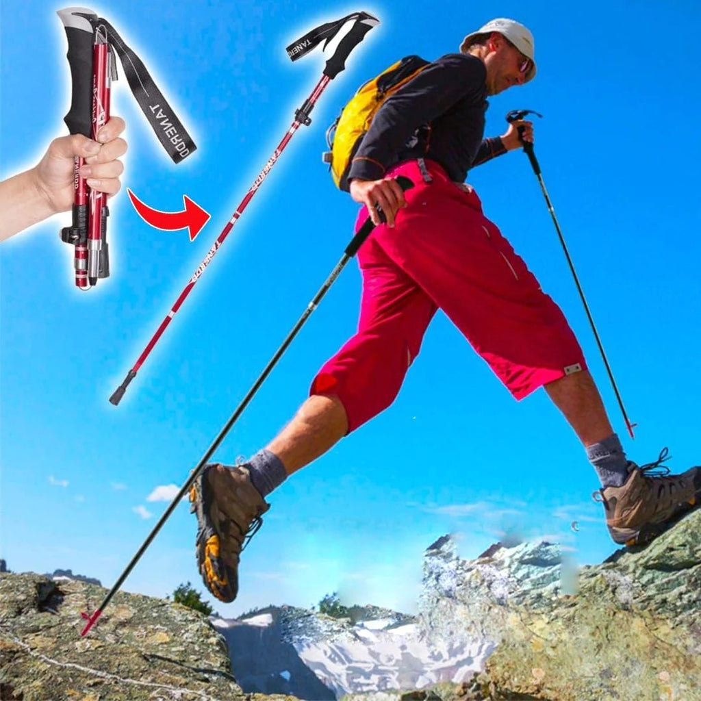 Bondilane — Foldable Adjustable Trekking Poles Lightweight Hiking Support