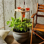 Bondilane — Foldable Picnic Wine Table Portable Outdoor Stand for Glasses & Bottle