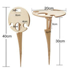 Bondilane — Foldable Picnic Wine Table Portable Outdoor Stand for Glasses & Bottle