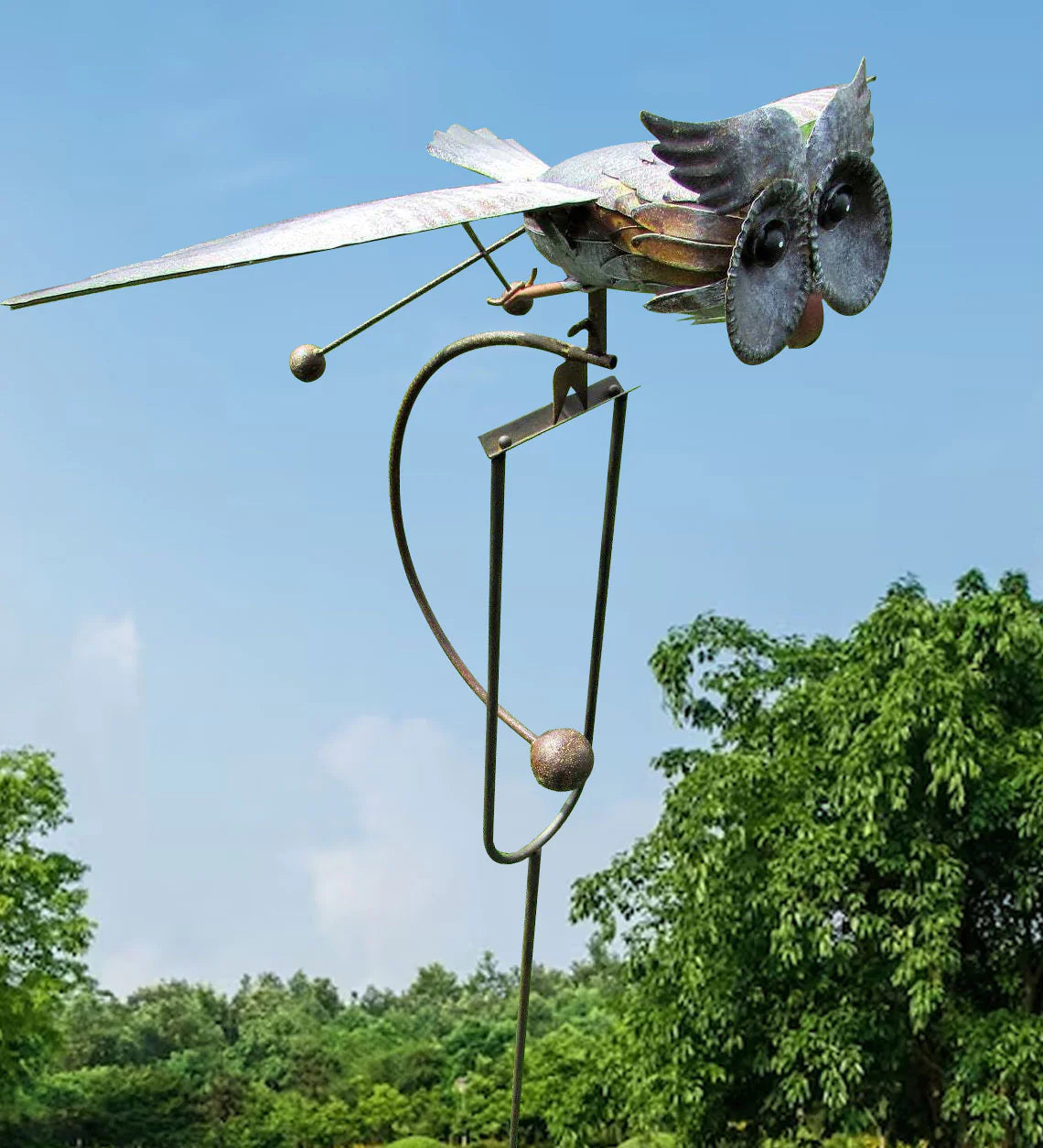 Bondilane — Garden Wind Spinner Outdoor Rotating Garden Ornament