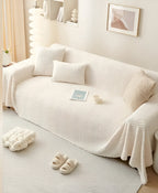 Bondilane — Geometric Subtle Non-Slip Sofa Cover - Protection Against Pet Hair, Scratches, and Stain