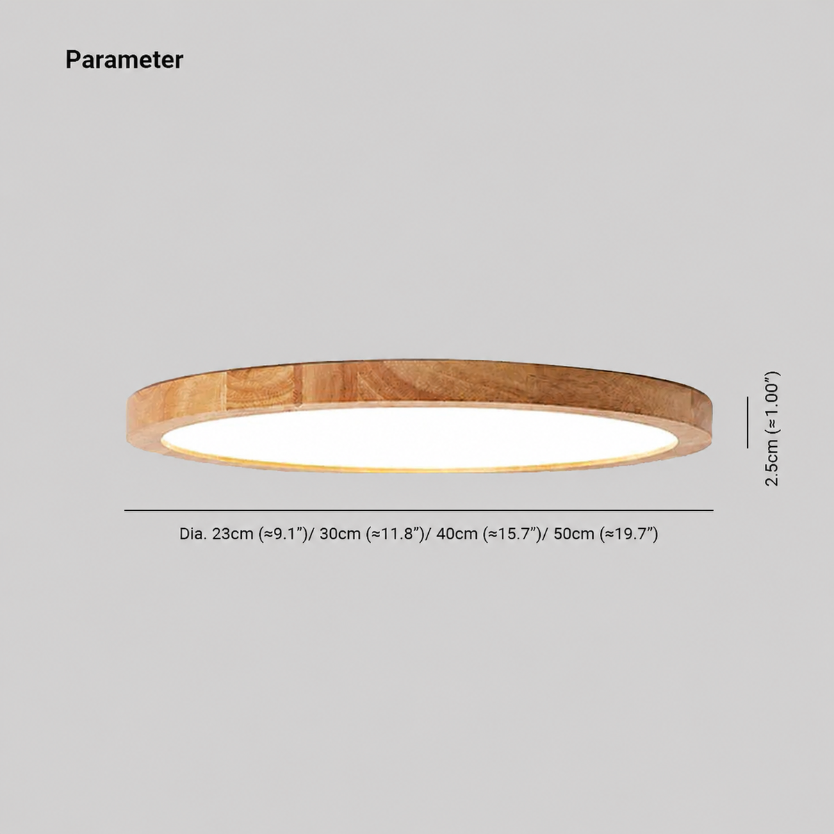 Bondilane — Japanese‑Inspired Ceiling Light Slim Round LED Design