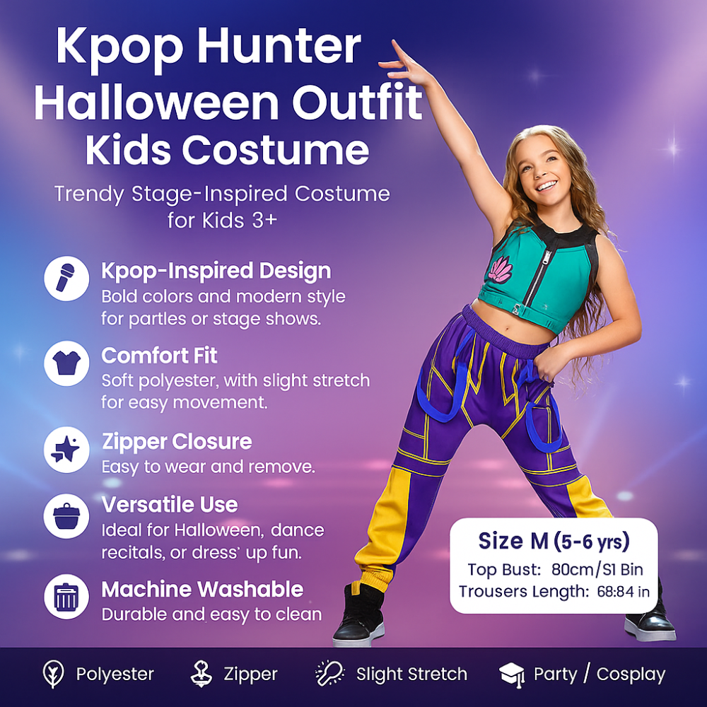 Bondilane — Kpop Hunter Outfit Kids Costume