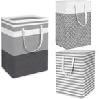 Bondilane — Laundry Hamper 75L Foldable Waterproof Fabric Clothes Basket Handles
