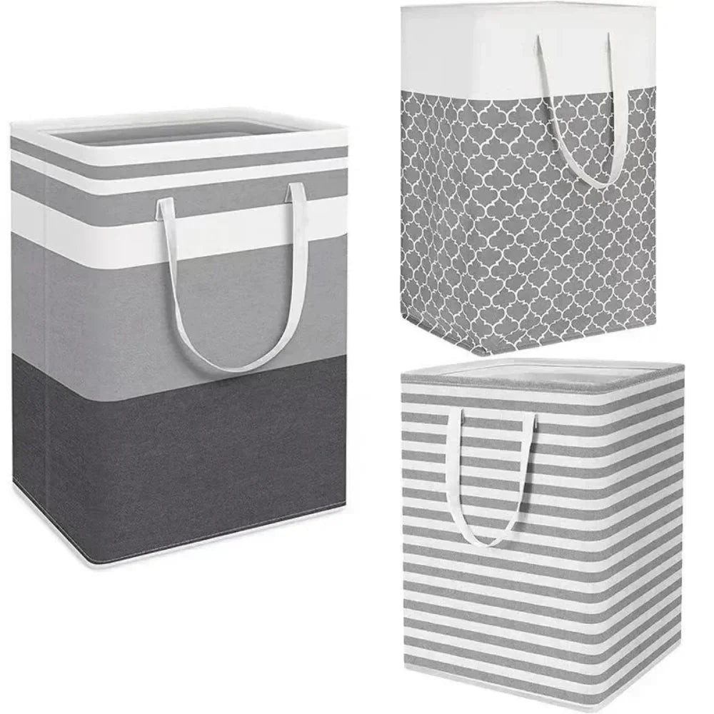 Bondilane — Laundry Hamper 75L Foldable Waterproof Fabric Clothes Basket Handles