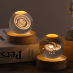 Bondilane — LED Crystal Sphere Night Light Cosmic Ambient Home Decor