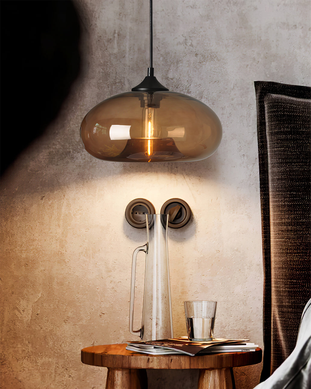 Bondilane — Liora Glass Pendant Lamp