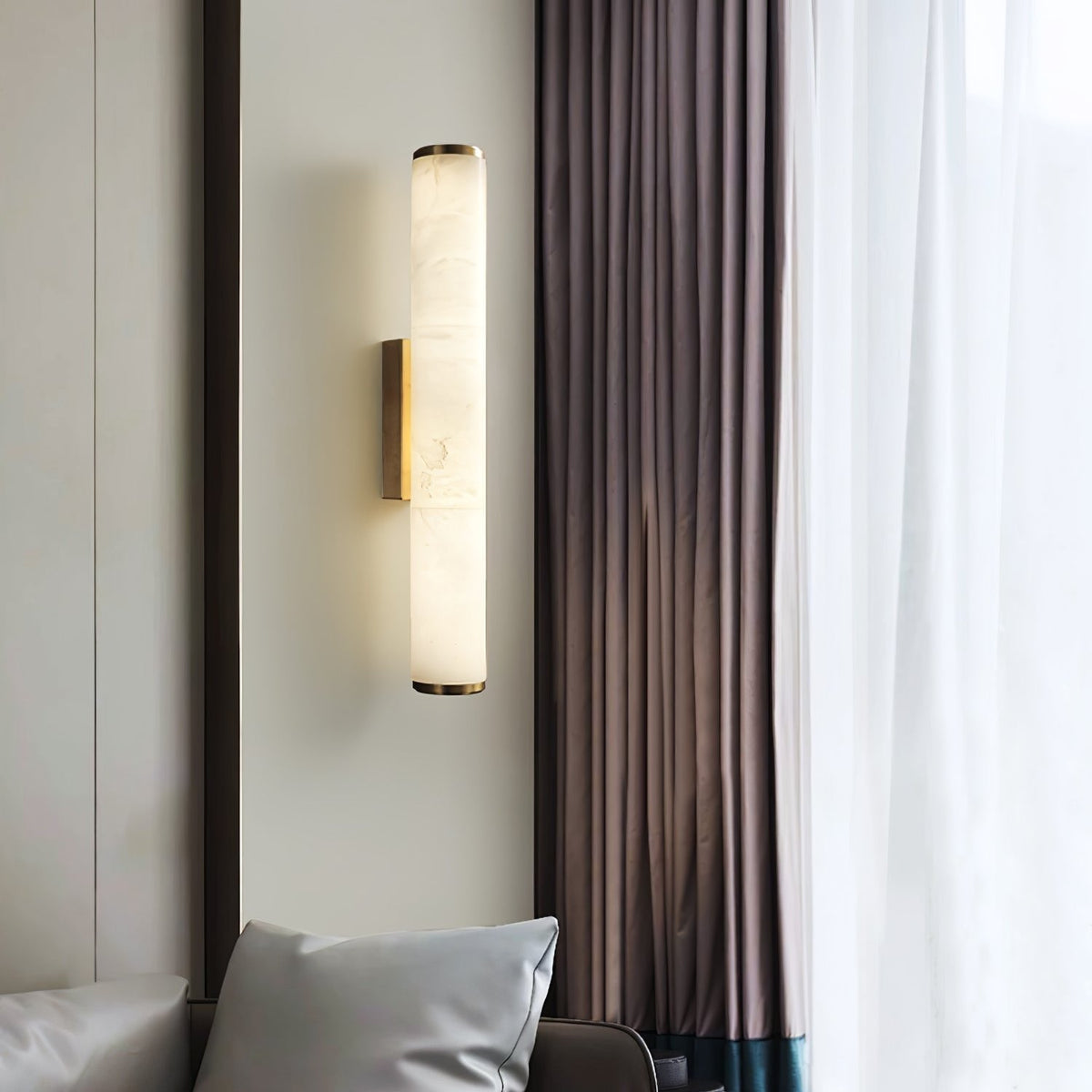 Bondilane — Modern LED Wall Light with Marble Effect Diffuser