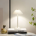 Bondilane — Brass Cone Fabric Table Lamp