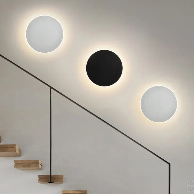 Bondilane — Modern Round LED Flush Wall Light