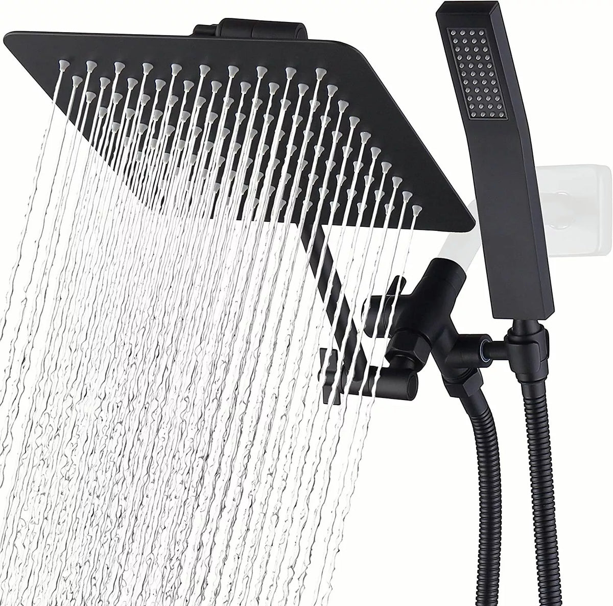 Bondilane — Luxury Cascading Waterfall Rain Shower Head with 3-way Diverter Switches