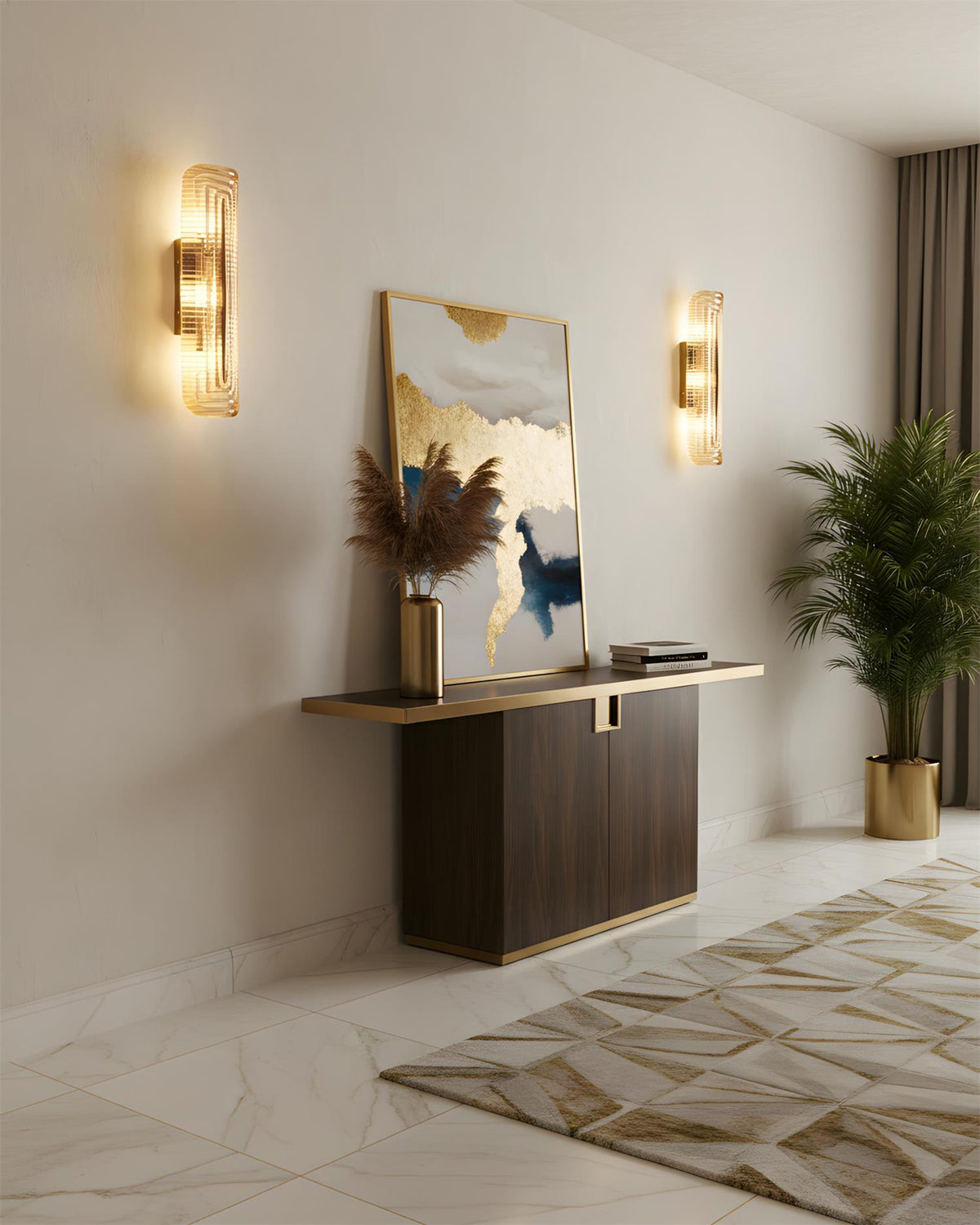 Bondilane — Luxury Wall Lights with Textured Glass Design