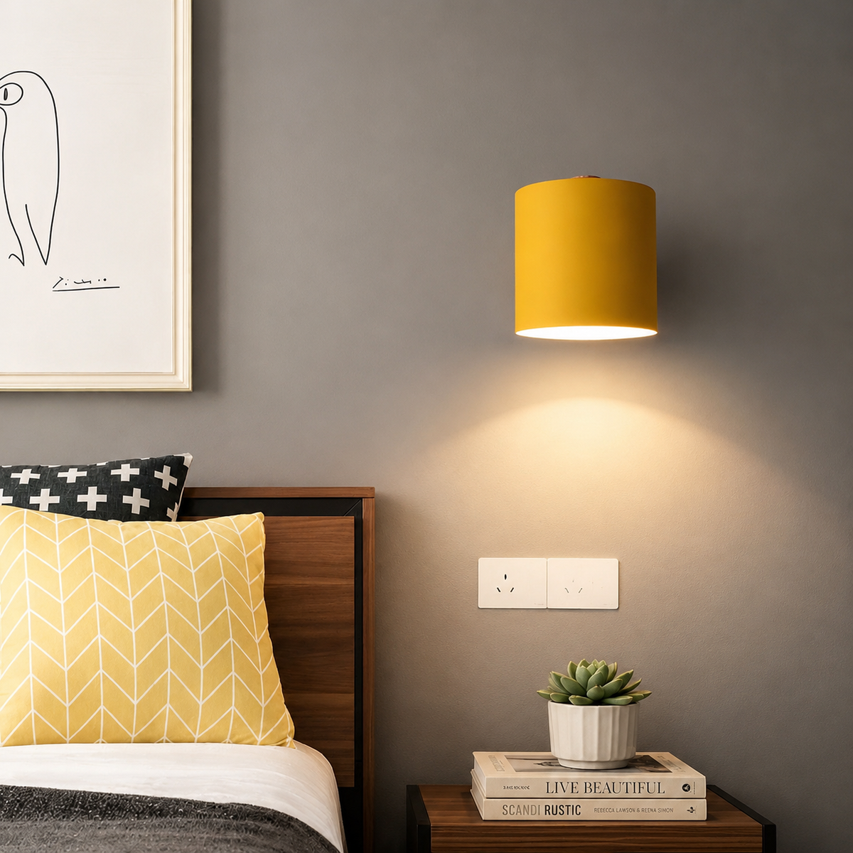 Bondilane — Adjustable Scandinavian Pastel Wall Light