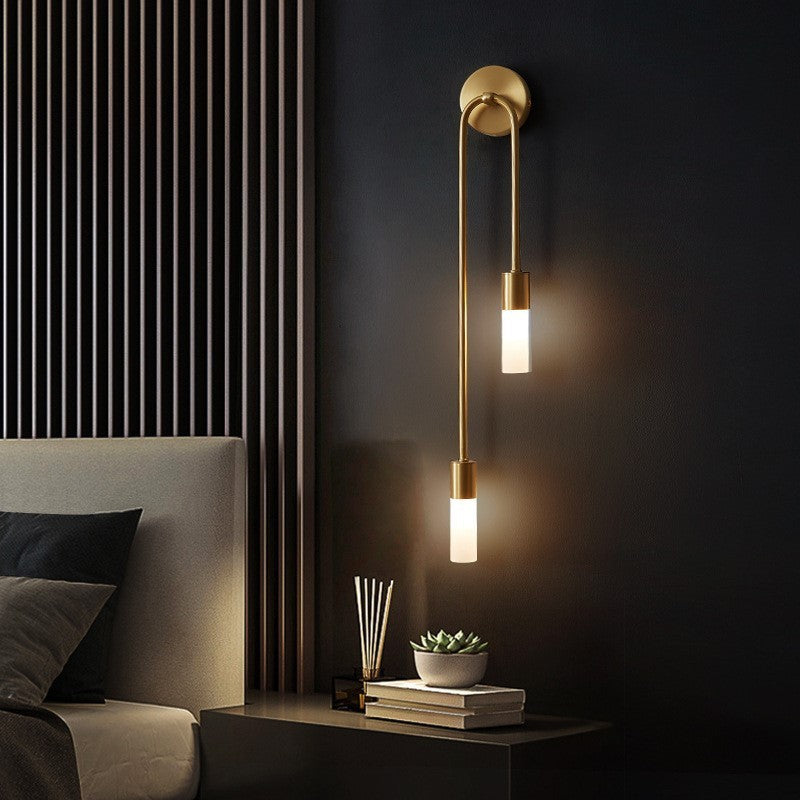Bondilane — Gold LED Wall Sconce Set for Hallways and Living Rooms
