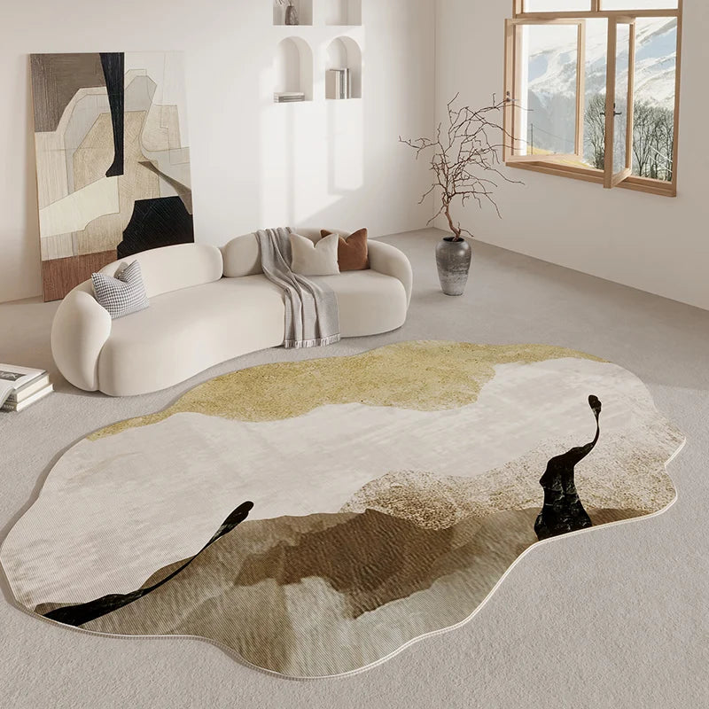 Bondilane — Modern Abstract Soft Area Rug  Cozy Floor Carpet for Living Room and Bedroom