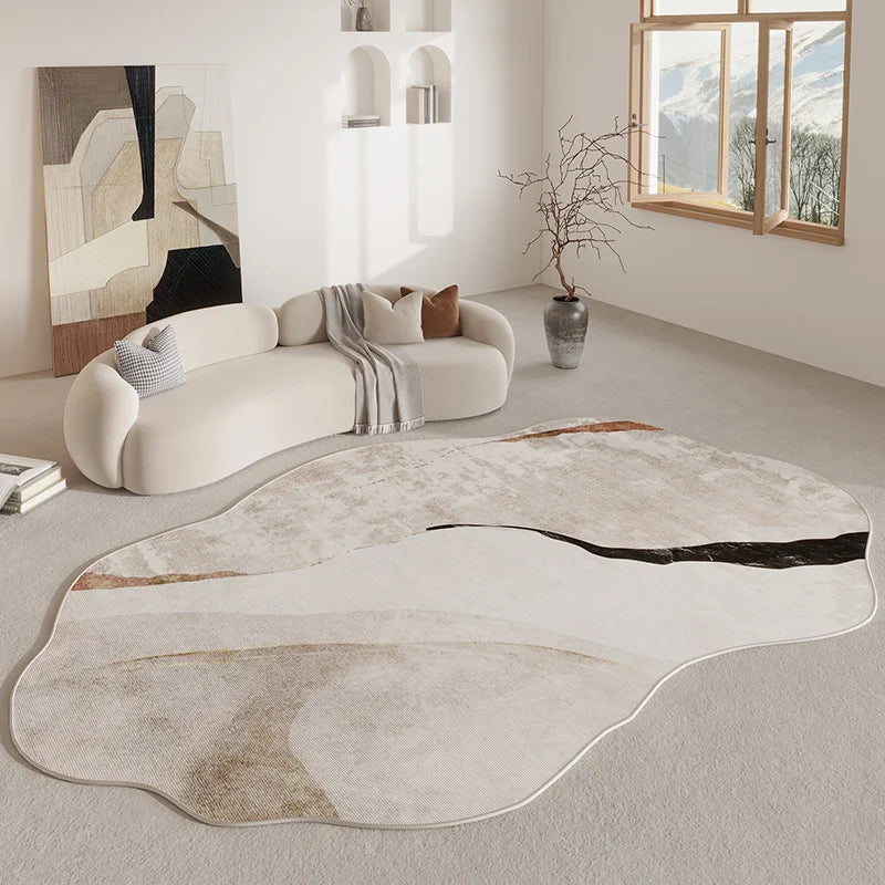 Bondilane — Modern Abstract Soft Area Rug  Cozy Floor Carpet for Living Room and Bedroom