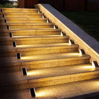 Bondilane — Modern Aesthetic Weatherproof Solar Powered Stair Lights for Outdoor Use