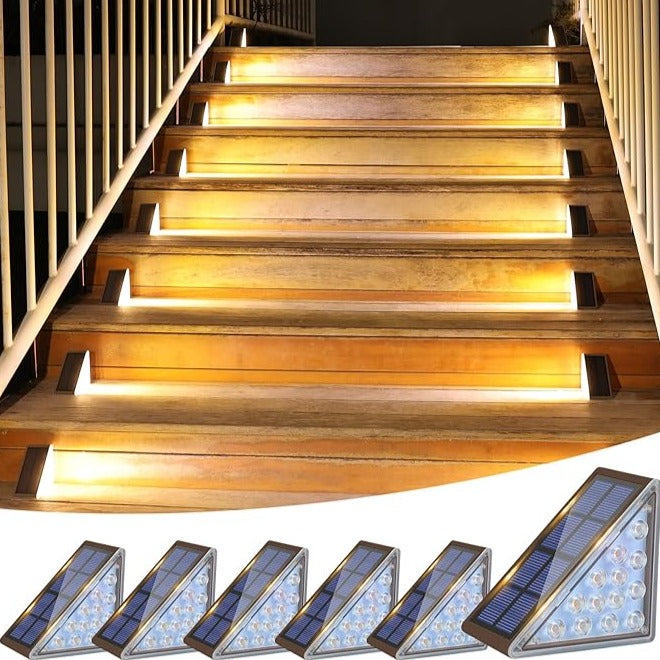 Bondilane — Modern Aesthetic Weatherproof Solar Powered Stair Lights for Outdoor Use