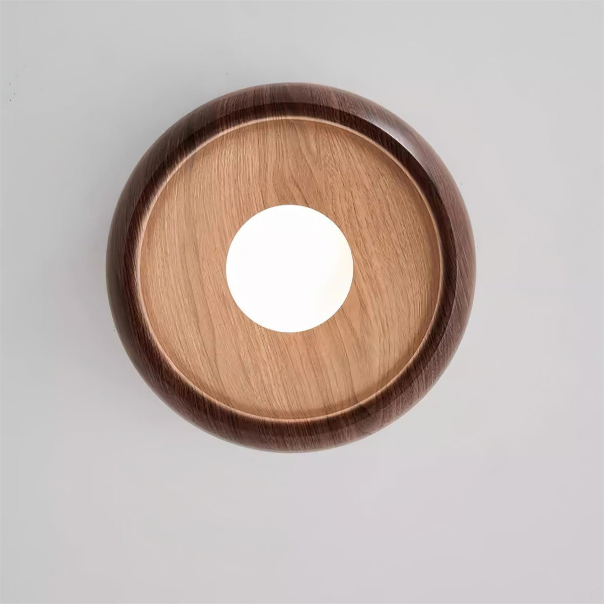 Bondilane — Modern Ceiling Light Wood Flush Mount Minimalist LED Fixture