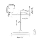 Bondilane — Modern Height-Adjustable LED pendant lamp For Kitchen and Dining Room