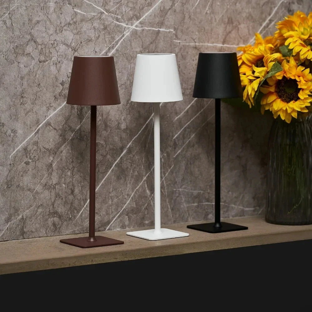 Bondilane — Modern Sleek Dimmable Tall LED Table Lamp with Touch Function