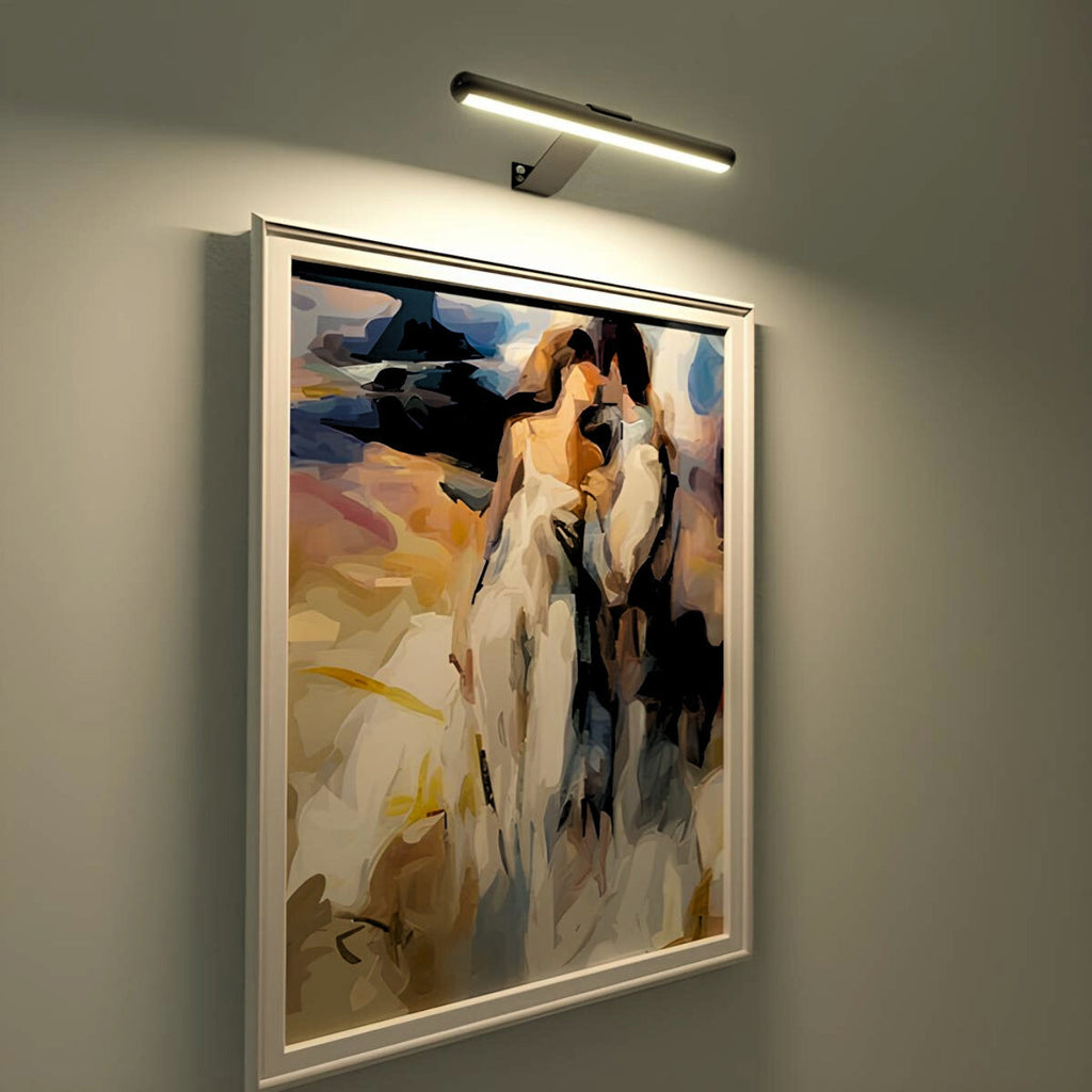 Bondilane — Modern Slim Cordless Wall Art Light with Adjustable 3 Lighting Colours