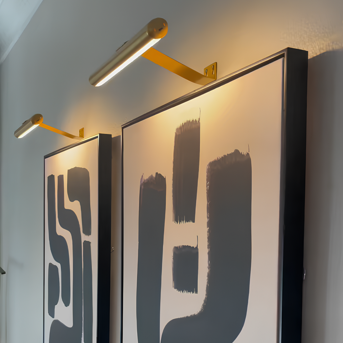 Bondilane — Modern Slim Cordless Wall Art Light with Adjustable 3 Lighting Colours