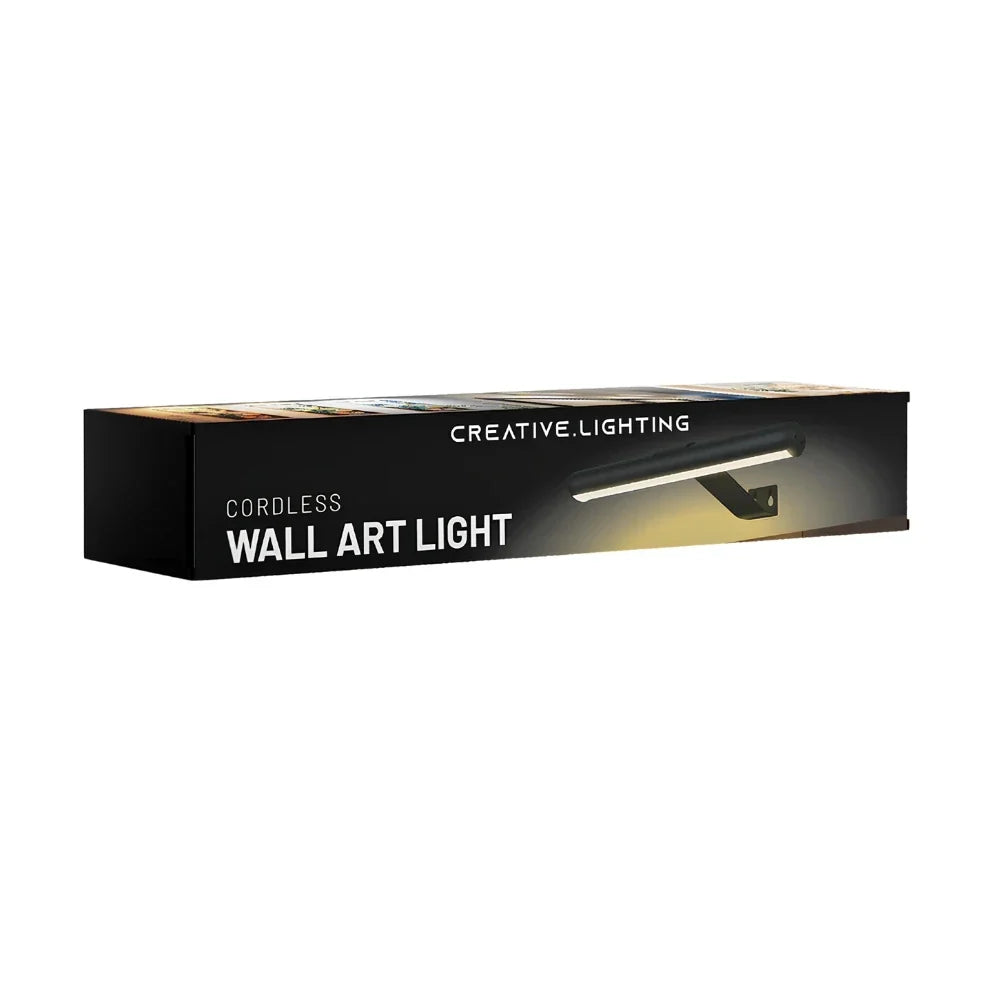 Bondilane — Modern Slim Cordless Wall Art Light with Adjustable 3 Lighting Colours