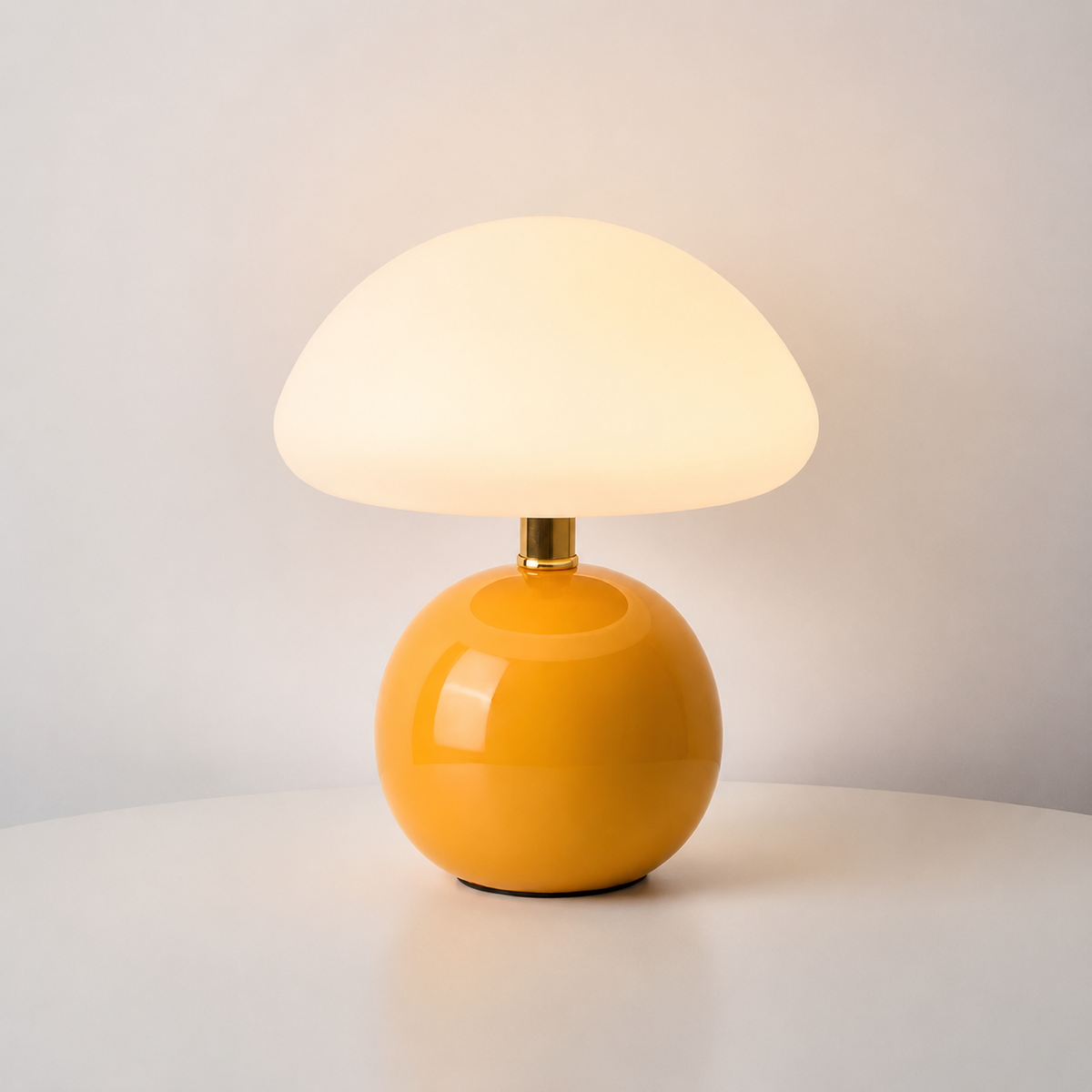 Bondilane — Mushroom Table Lamp with Ceramic Base