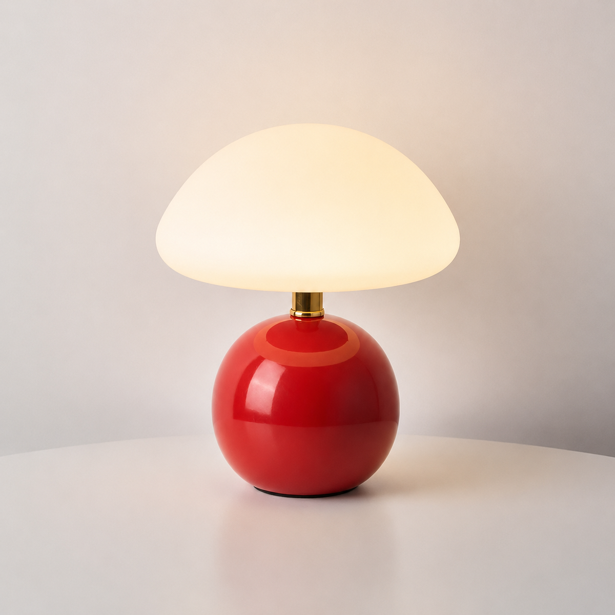Bondilane — Mushroom Table Lamp with Ceramic Base