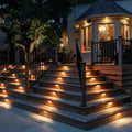 Bondilane — Outdoor Sensor LED Weather-Resistant Solar Step Lights for Stairs, Garden Paths and Patios