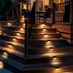 Bondilane — Outdoor Sensor LED Weather-Resistant Solar Step Lights for Stairs, Garden Paths and Patios