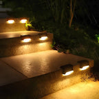 Bondilane — Outdoor Sensor LED Weather-Resistant Solar Step Lights for Stairs, Garden Paths and Patios